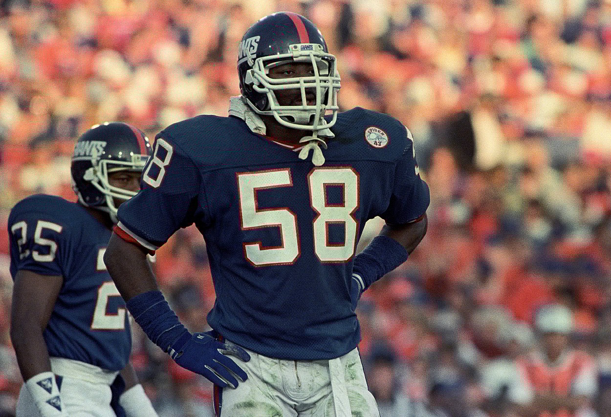 Carl Banks, giants, NFL: Super Bowl XXI