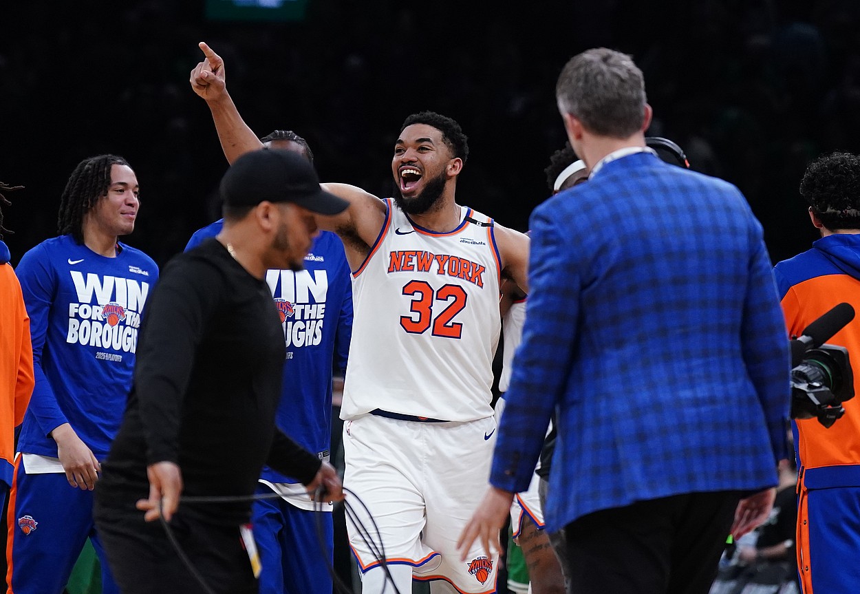 NBA: Playoffs-New York Knicks at Boston Celtics