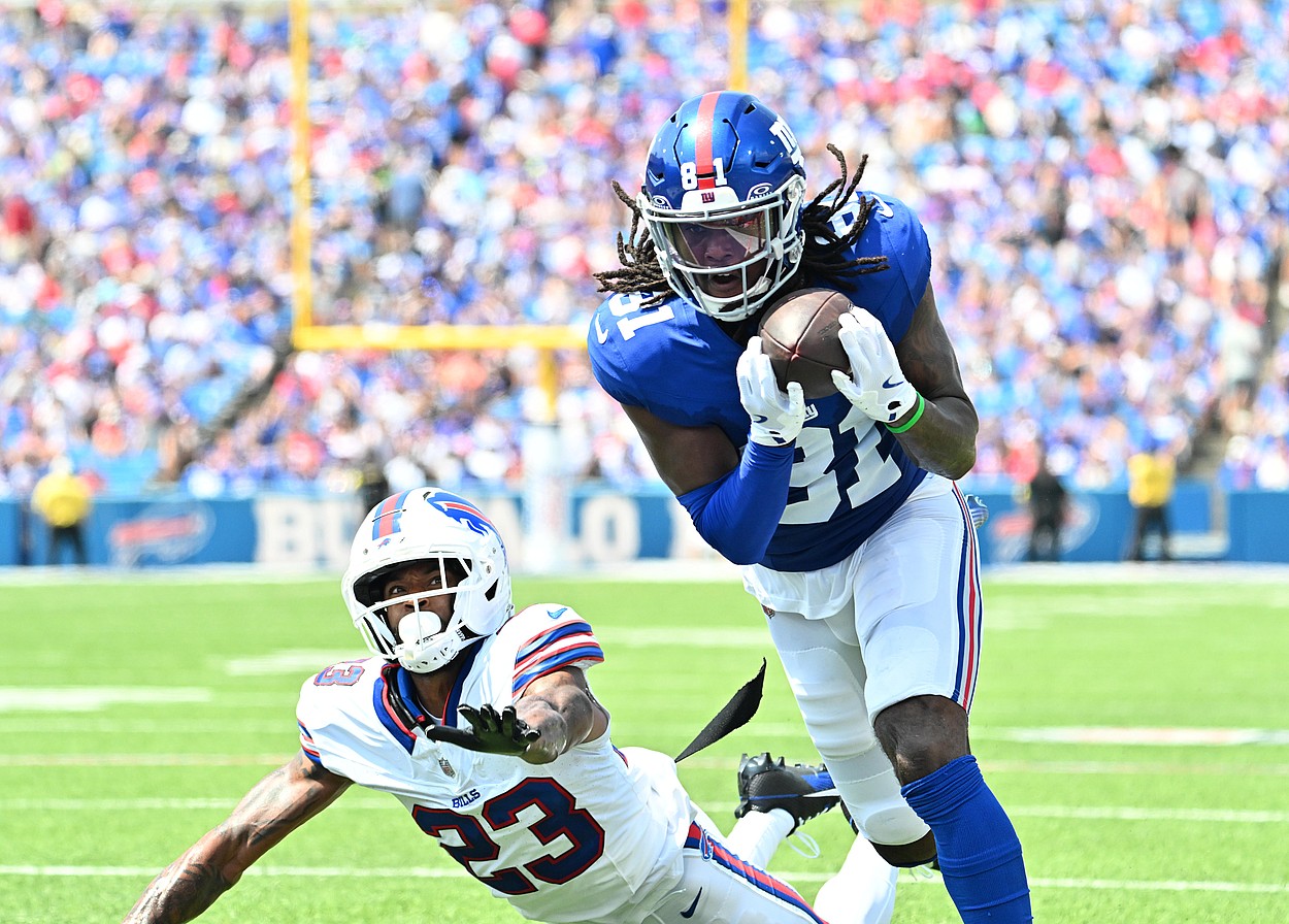 Lil'Jordan Humphrey, NFL: New York Giants at Buffalo Bills