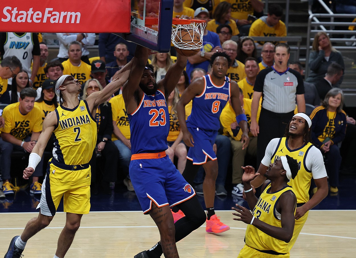NBA: Playoffs-New York Knicks at Indiana Pacers