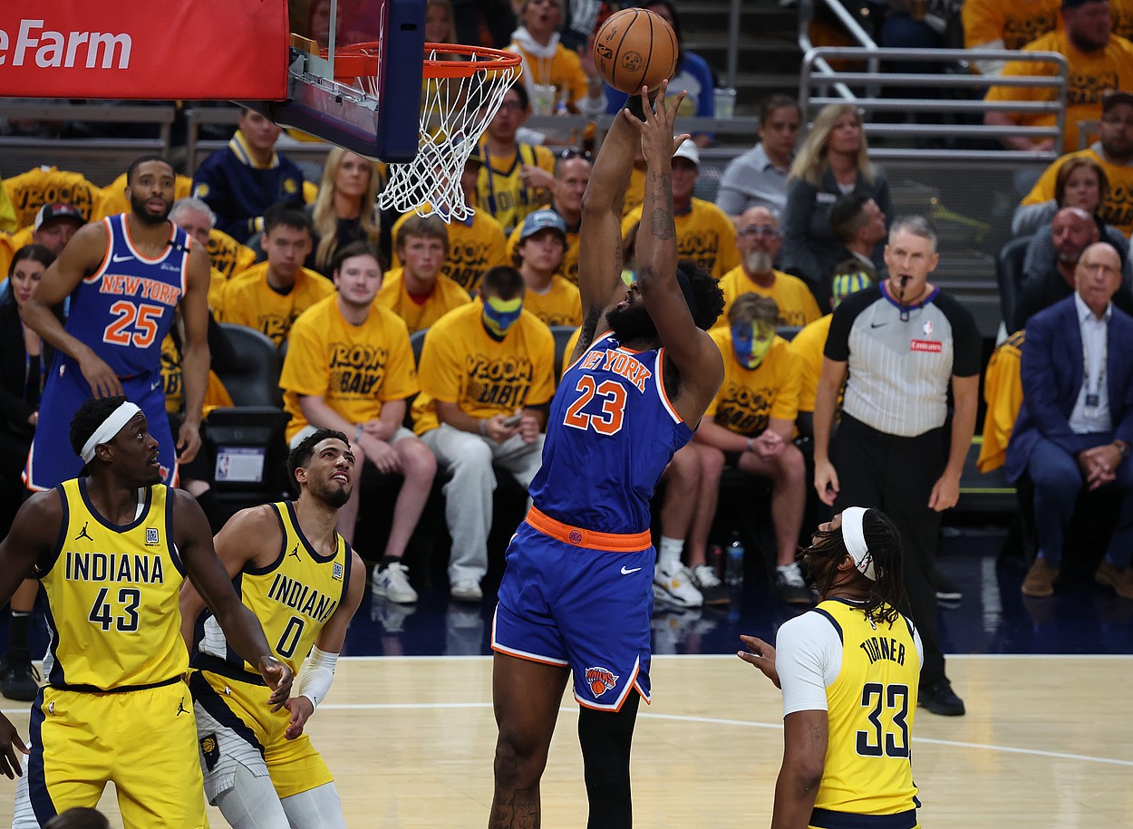 NBA: Playoffs-New York Knicks at Indiana Pacers