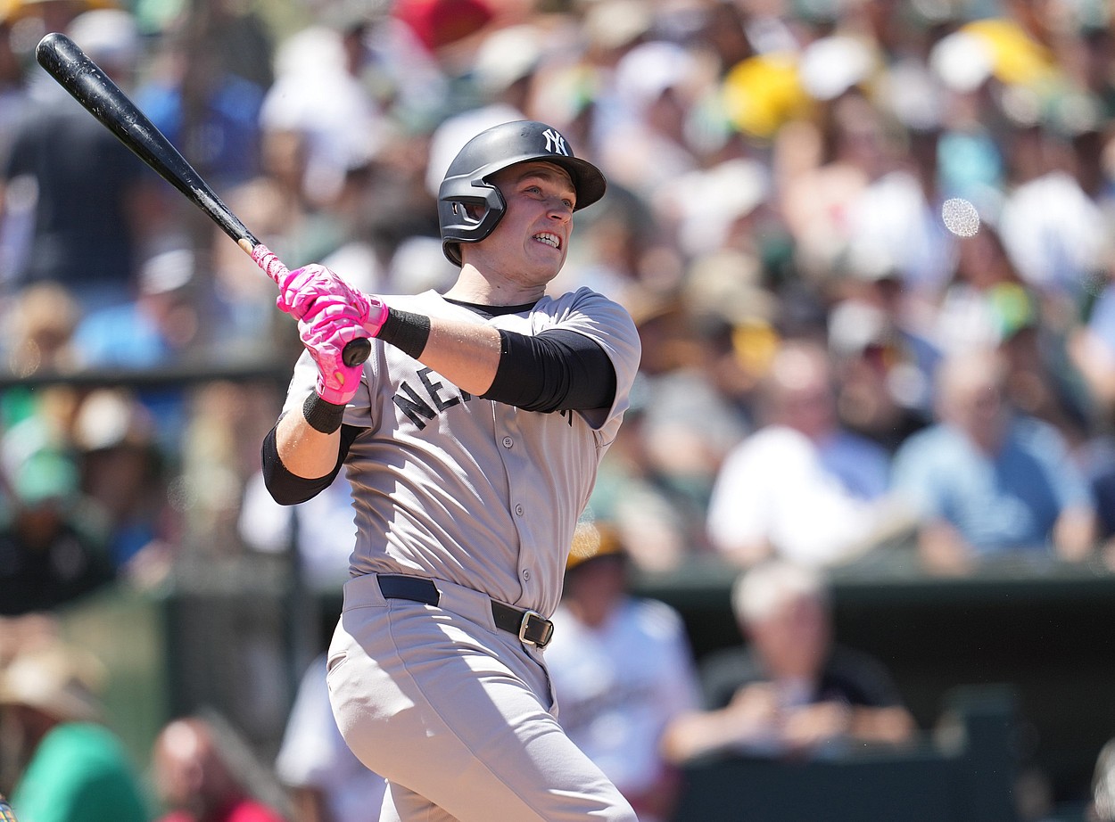 MLB: New York Yankees at Athletics, ben rice