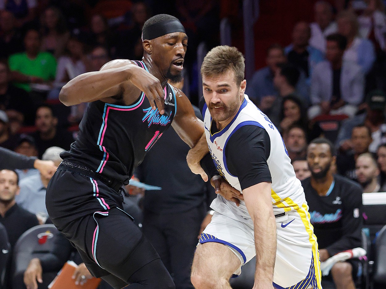 NBA: Golden State Warriors at Miami Heat