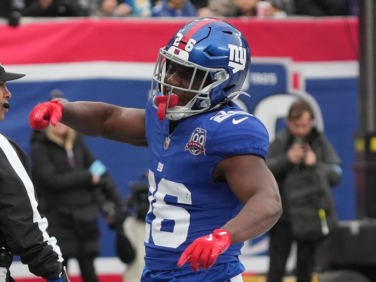 Devin Singletary, Giants