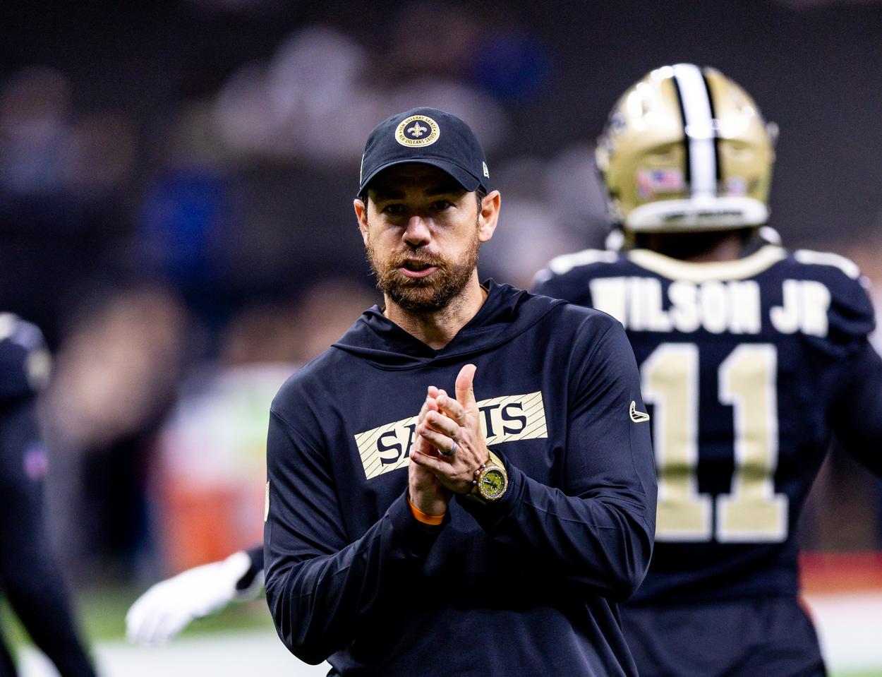 NFL: Carolina Panthers at New Orleans Saints, new york giants, klint kubiak