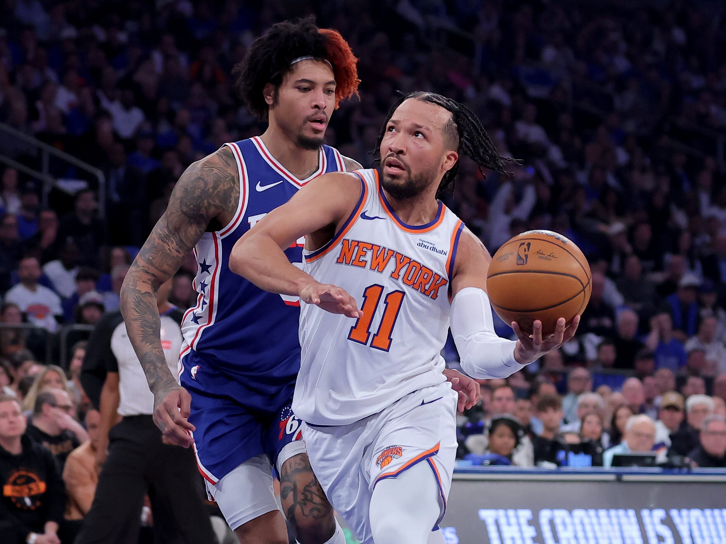 NBA: Playoffs-Philadelphia 76ers at New York Knicks
