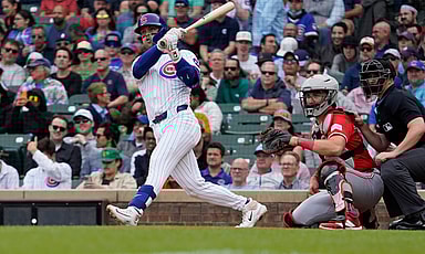 MLB: Cincinnati Reds at Chicago Cubs, nico hoerner, yankees