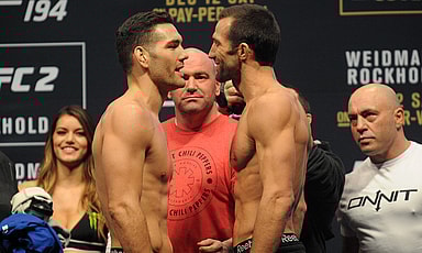 MMA: UFC 194-Aldo vs McGregor-Weigh Ins