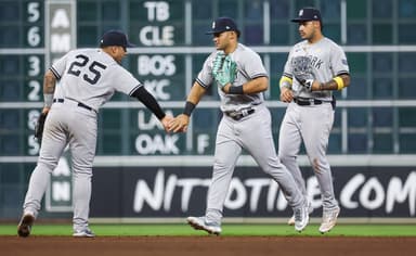 mlb: new york yankees at houston astros, jasson dominguez