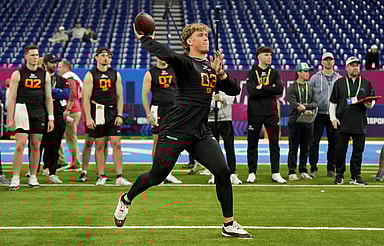 NFL: Combine, jaxson dart, new york giants