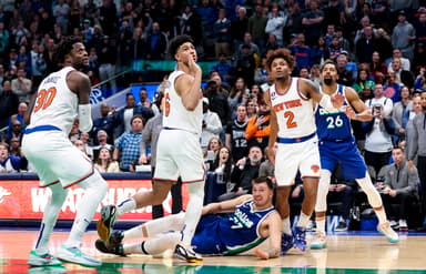 Quentin Grimes, Luka Doncic, New York Knicks