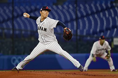 olympics: baseball-men semifinal - jpn-kor, yoshinobu yamamoto, yankees