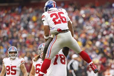 New York Giants running back, Saquon Barkley.