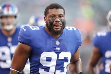 New York Giants linebacker, B.J. Goodson.