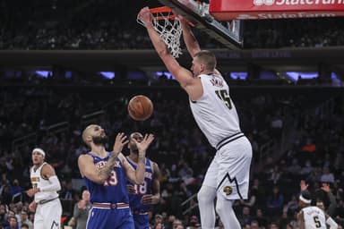 knicks, nuggets