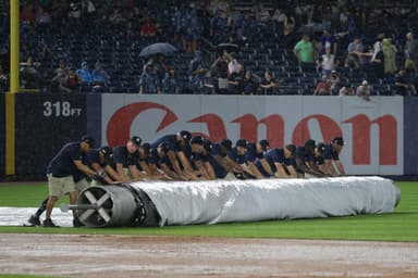 yankees, rain