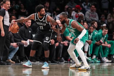 Kyrie Irving, Jaylen Brown, Brooklyn Nets