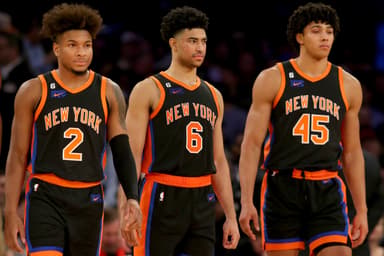 Miles McBride, Quentin Grimes, Jericho Sims, New York Knicks