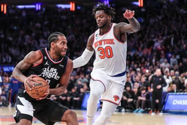 Kawhi Leonard, Julius Randle, New York Knicks