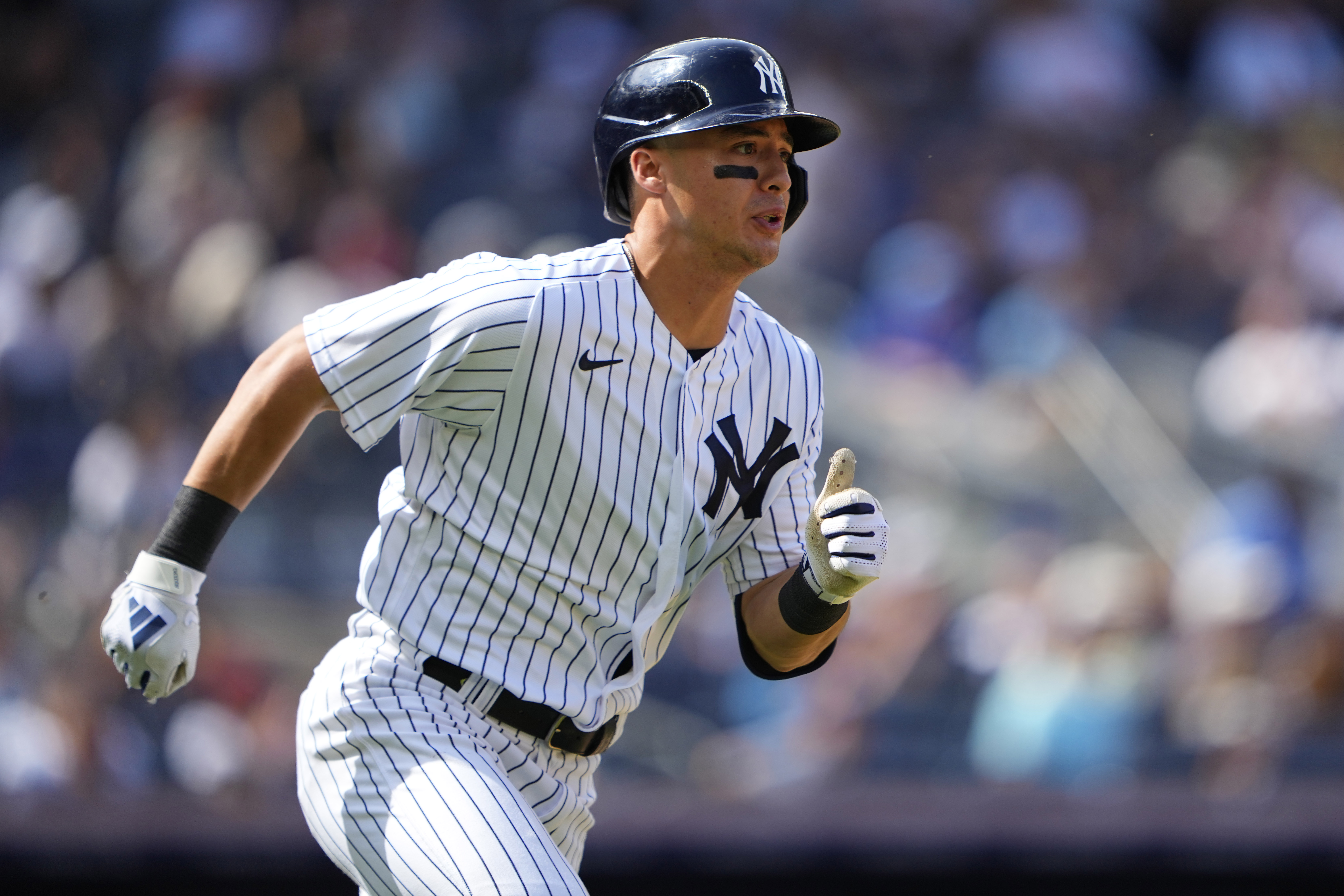 MLB: Texas Rangers at New York Yankees, anthony volpe