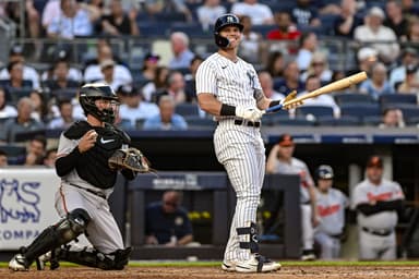 MLB: Baltimore Orioles at New York Yankees, jake bauers