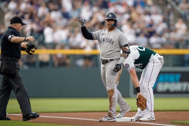 MLB: New York Yankees at Colorado Rockies, gleyber torres