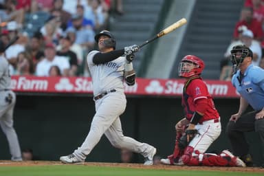 MLB: New York Yankees at Los Angeles Angels, gleyber torres