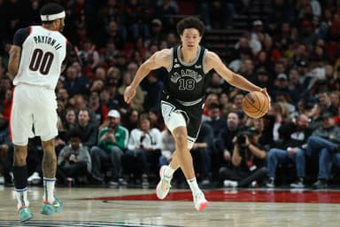 NBA: San Antonio Spurs at Portland Trail Blazers, Isaiah Roby, knicks