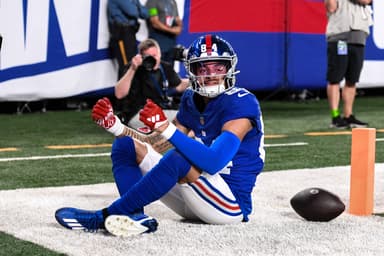 nfl: preseason-carolina panthers at new york giants, jalin hyatt