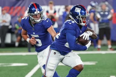 nfl: preseason-carolina panthers at new york giants, james robinson