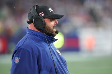 New York Giants East Rutherford, New Jersey, USA; head coach Brian Daboll looks on during the first half against the Dallas Cowboys at MetLife Stadium