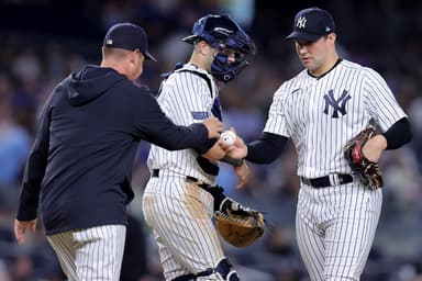 mlb: toronto blue jays at new york yankees, carlos mendoza
