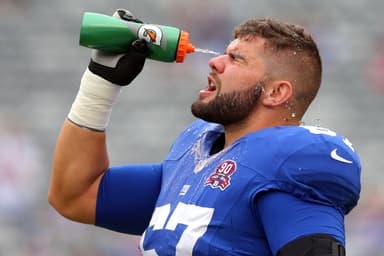 nfl: houston texans at new york giants, justin pugh