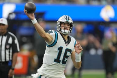 Carolina Panthers quarterback Jacob Eason (New York Giants)