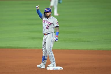 mlb: new york mets at miami marlins, omar narvaez