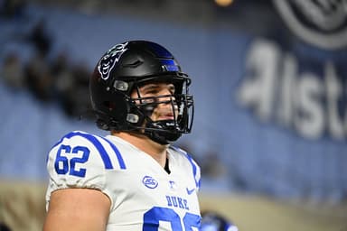 Duke Blue Devils offensive lineman Graham Barton (New York Giants draft prospect)
