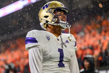Washington Huskies wide receiver Rome Odunze (1) (New York Giants prospect)
