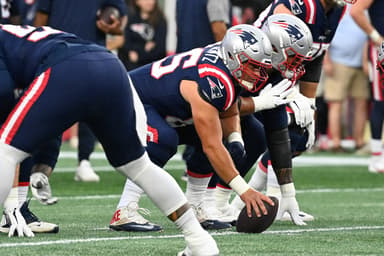 New England Patriots guard James Ferentz (New York Giants)