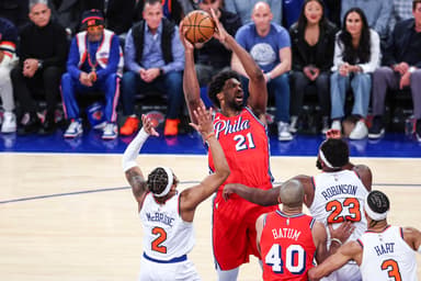 NBA: Playoffs-Philadelphia 76ers at New York Knicks