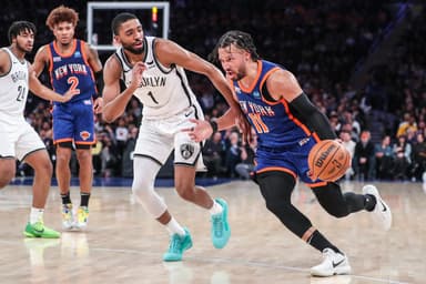 NBA: Brooklyn Nets at New York Knicks, jalen brunson, mikal bridges“Y’all should appreciate Brooklyn because it made me better,” he said, adding later, “F–k, my game grew there.”