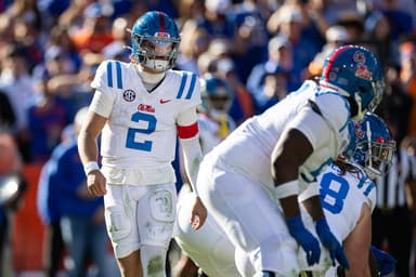 NCAA Football: Mississippi at Florida, jaxson dart, new york giants