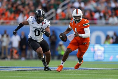 NCAA Football: Pop Tarts Bowl-Iowa State at Miami, cam ward, new york giants