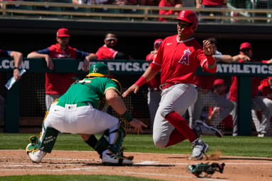 MLB: Spring Training-Los Angeles Angels at Oakland Athletics, yankees