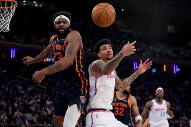 NBA: Miami Heat at New York Knicks