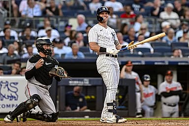MLB: Baltimore Orioles at New York Yankees, jake bauers