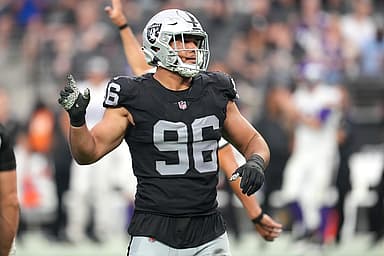 nfl: minnesota vikings at las vegas raiders, tashawn bower, new york giants