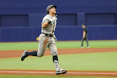 mlb: new york yankees at tampa bay rays, anthony volpe