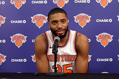 NBA: New York Knicks-Media Day, mikal bridges