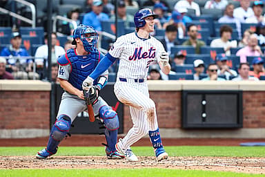 MLB: Los Angeles Dodgers at New York Mets, brett baty