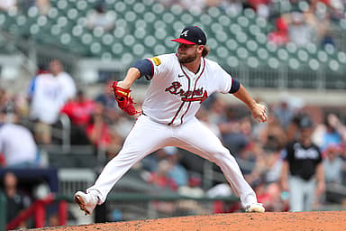 MLB: Miami Marlins at Atlanta Braves, mets, a.j. minter